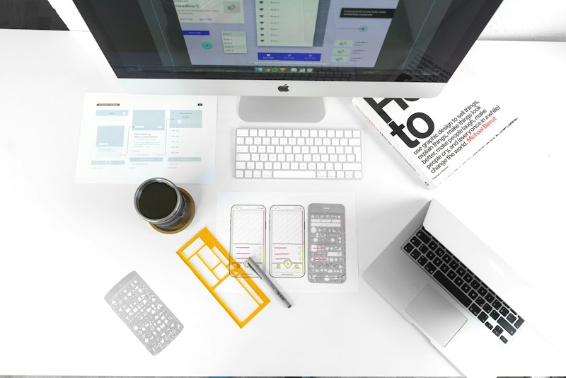 Creative design workspace for developing visual identity and brand assets